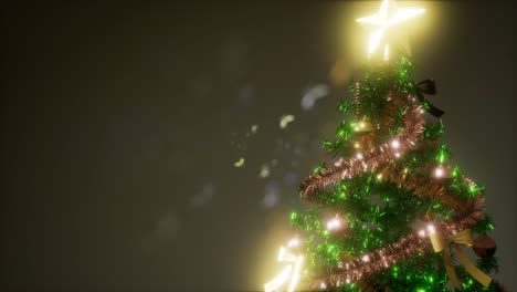 Joyful-studio-shot-of-a-Christmas-tree-with-colorful-lights