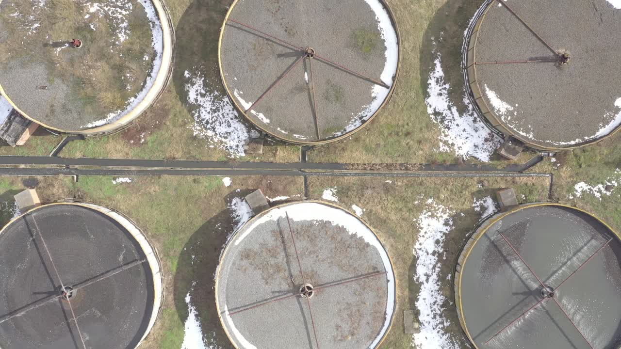 하수 시설, 공중 전망, 하수 청소, 정화 및 필터링