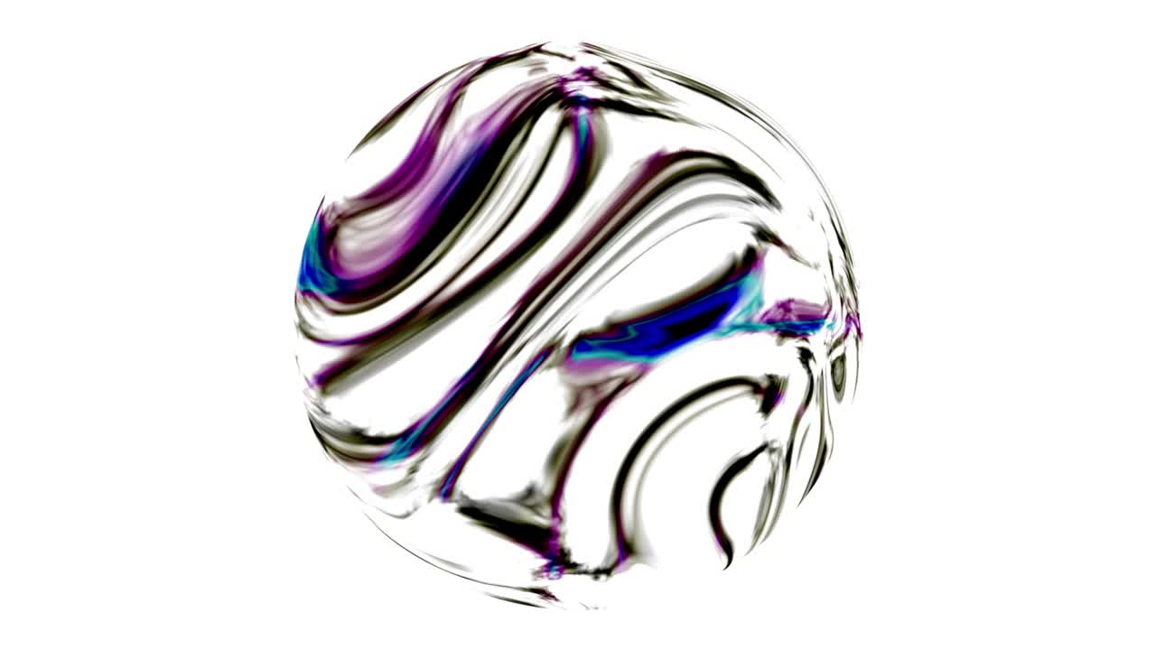 pintura al óleo abstracta esfera líquida textura salpicaduras animación de fondo