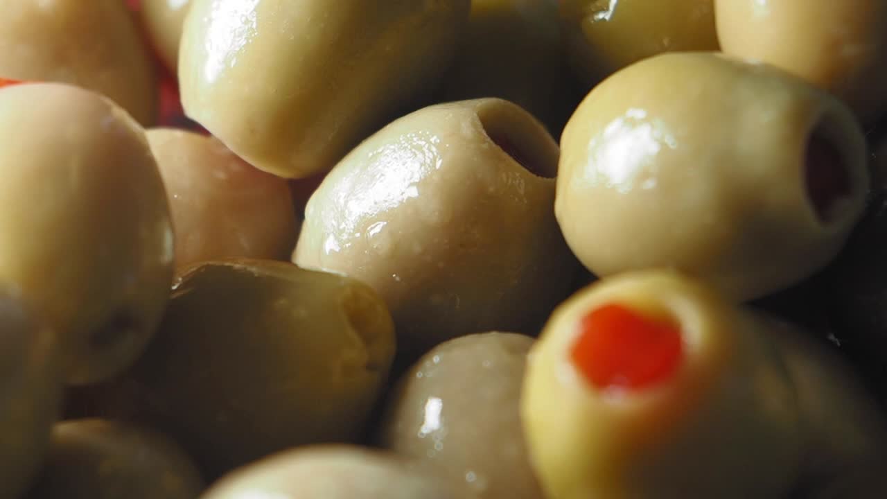 Close-up of Green Olives