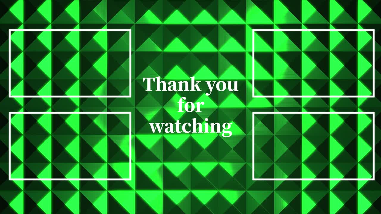 금속 반사 크리스탈 광채 엔드 카드 엔딩 스크린 모션 그래픽