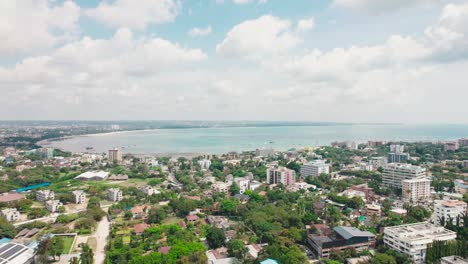 Cityscape-of-Masaki,-an-administrative-ward-in-Kinondoni-District-of-the-Dar-es-Salaam-Region-in-Tanzania