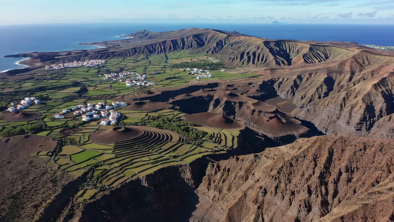 Volcanic Landscapes and Terraced Fields of Madeira