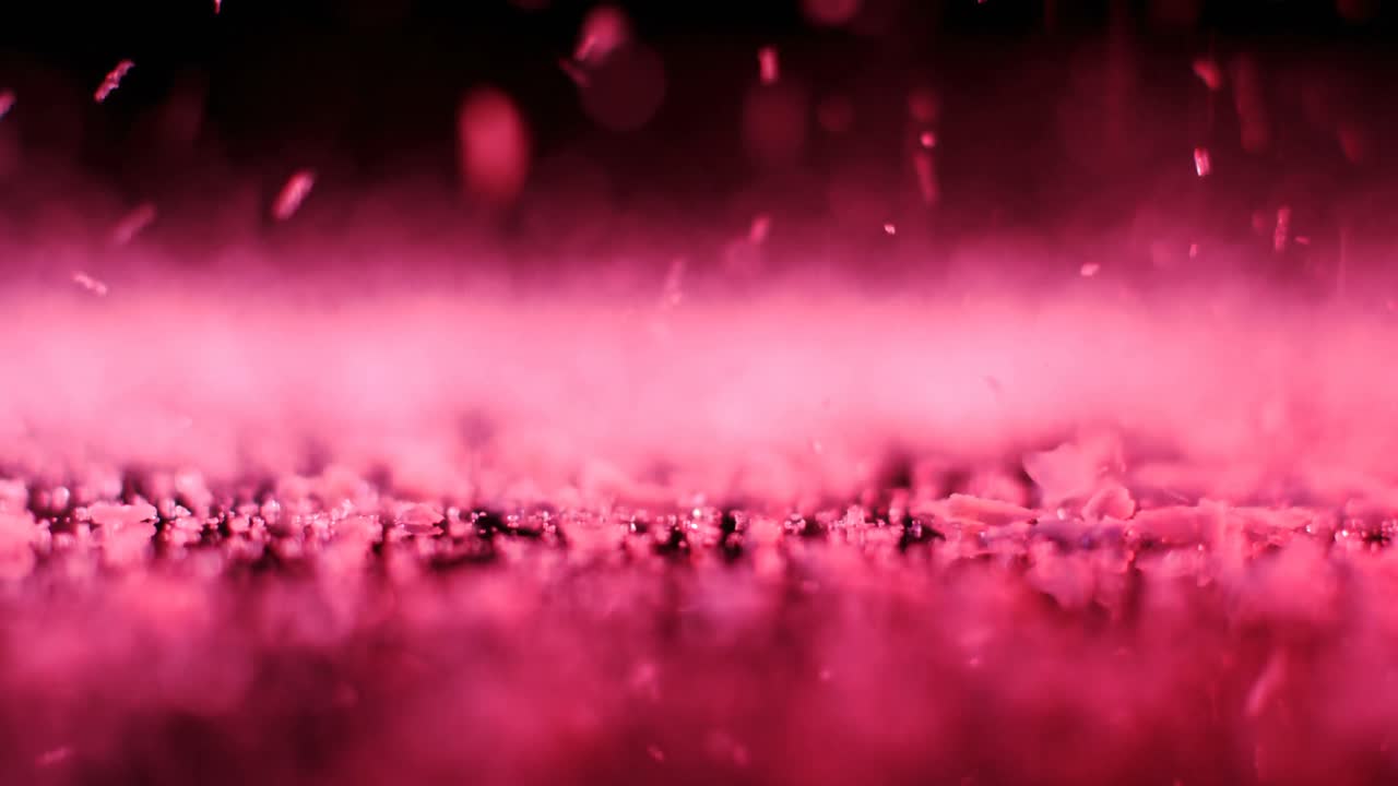 바닥에 인공 눈 4k