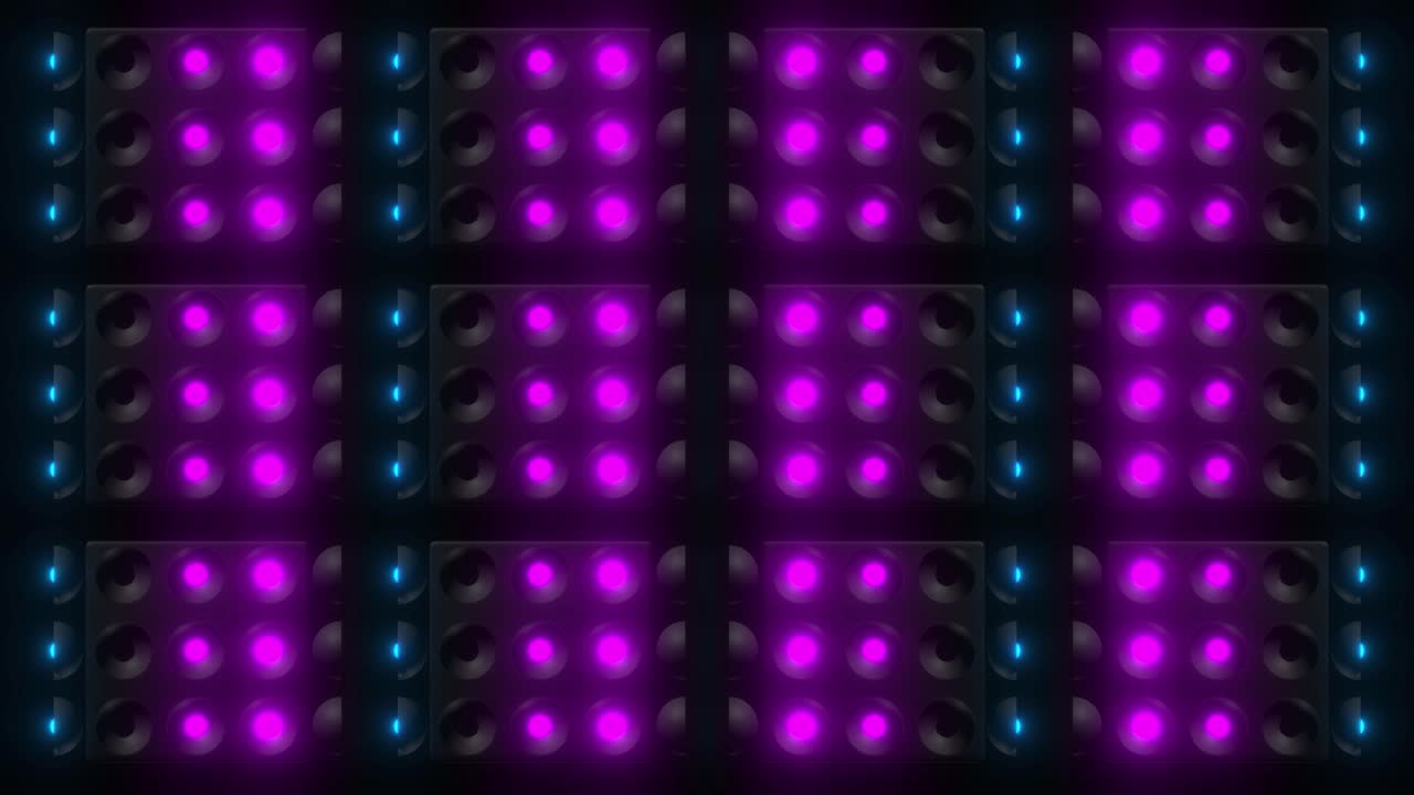 Motivo a parete luminosa a LED colorata