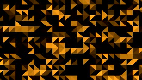 triángulos abstractos de bucle de fondo con luz