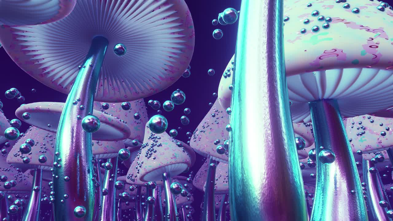 прогуляться по фантастическому лесу среди мистических фиолетовых грибов.