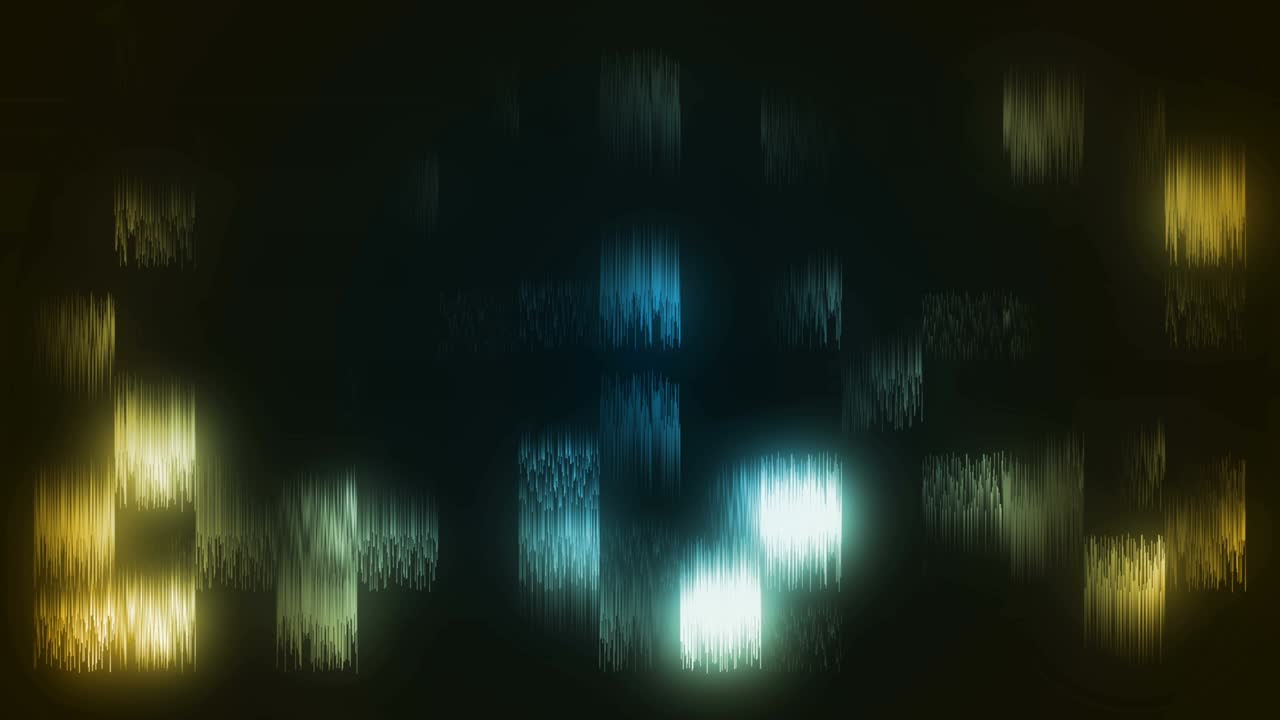 bucle de fondo de partículas brillantes abstractas