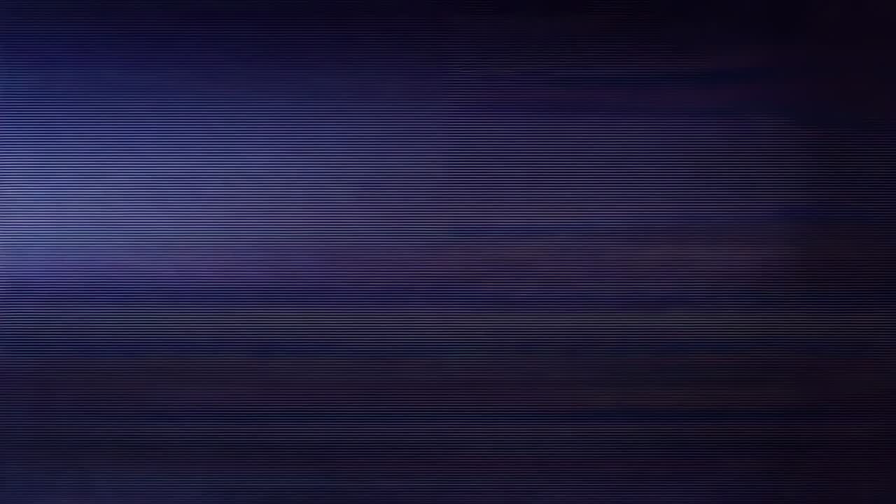 Powering on camera capturing static interference patterns in dark scene, with lens obstruction