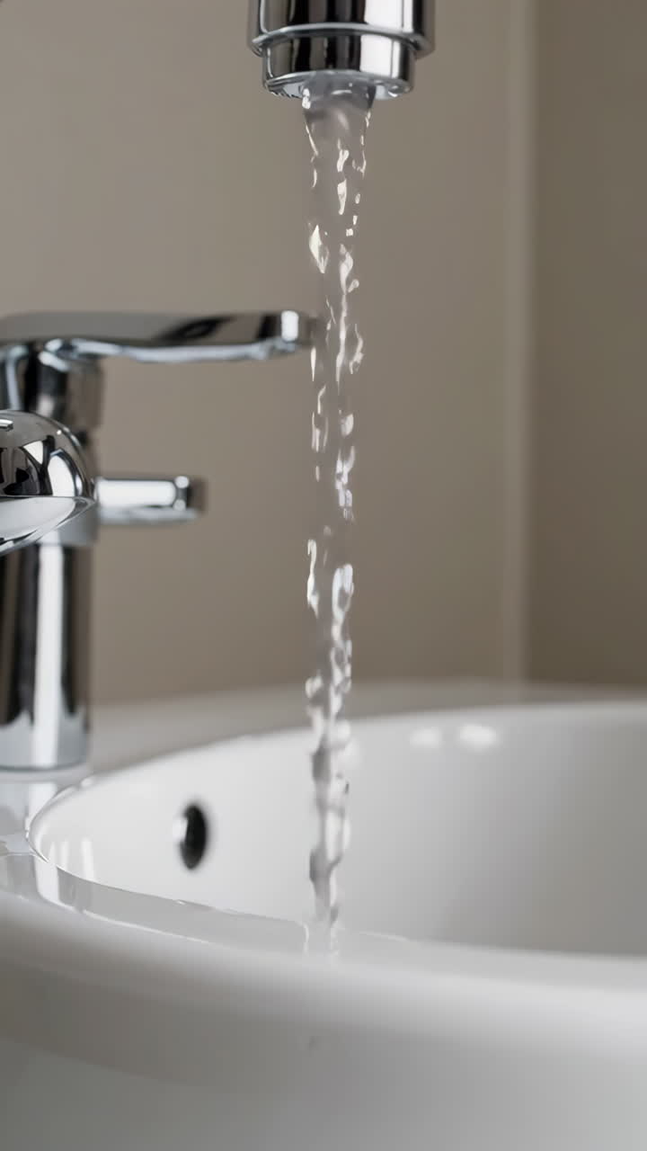 Water Tap and Sink | Premium Stock Video Footage