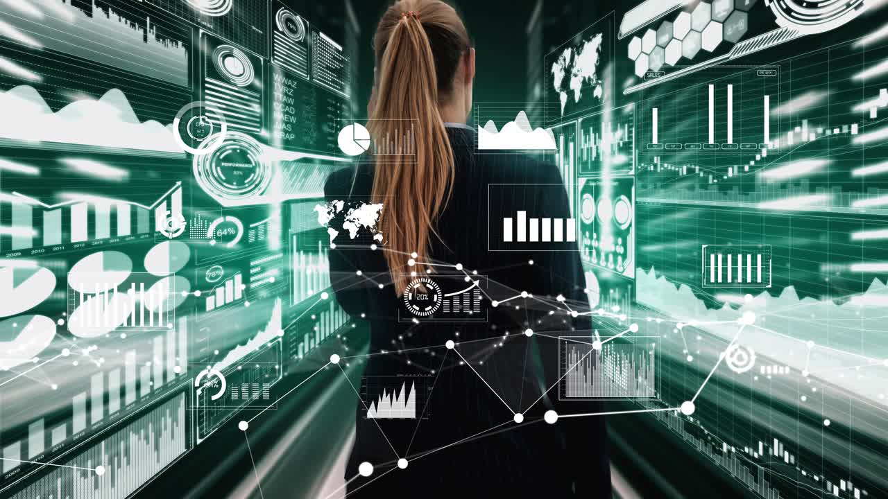 tecnología de big data para las finanzas empresariales conceptual .