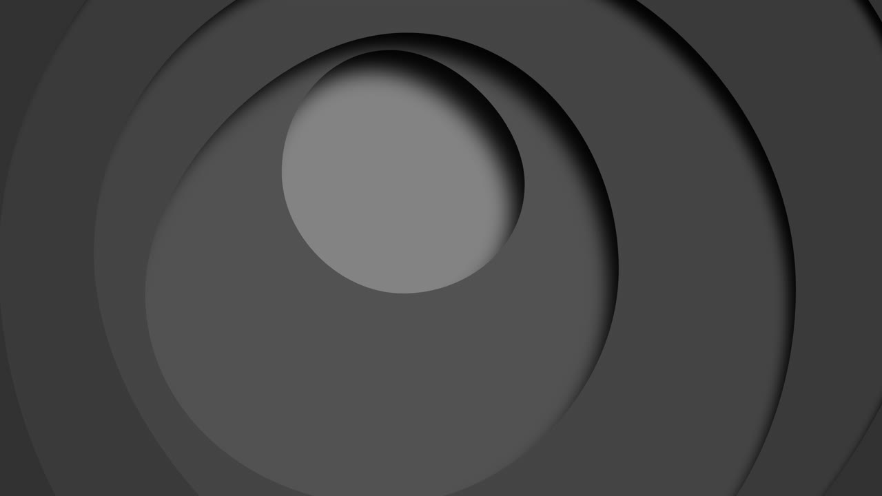 Black and white circular pattern with small center circle