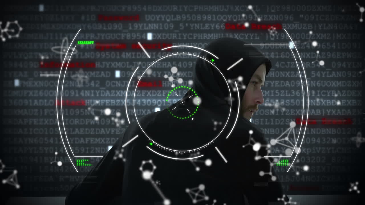 스 ⁇  스캐닝과 해커에 대한 분자의 애니메이션