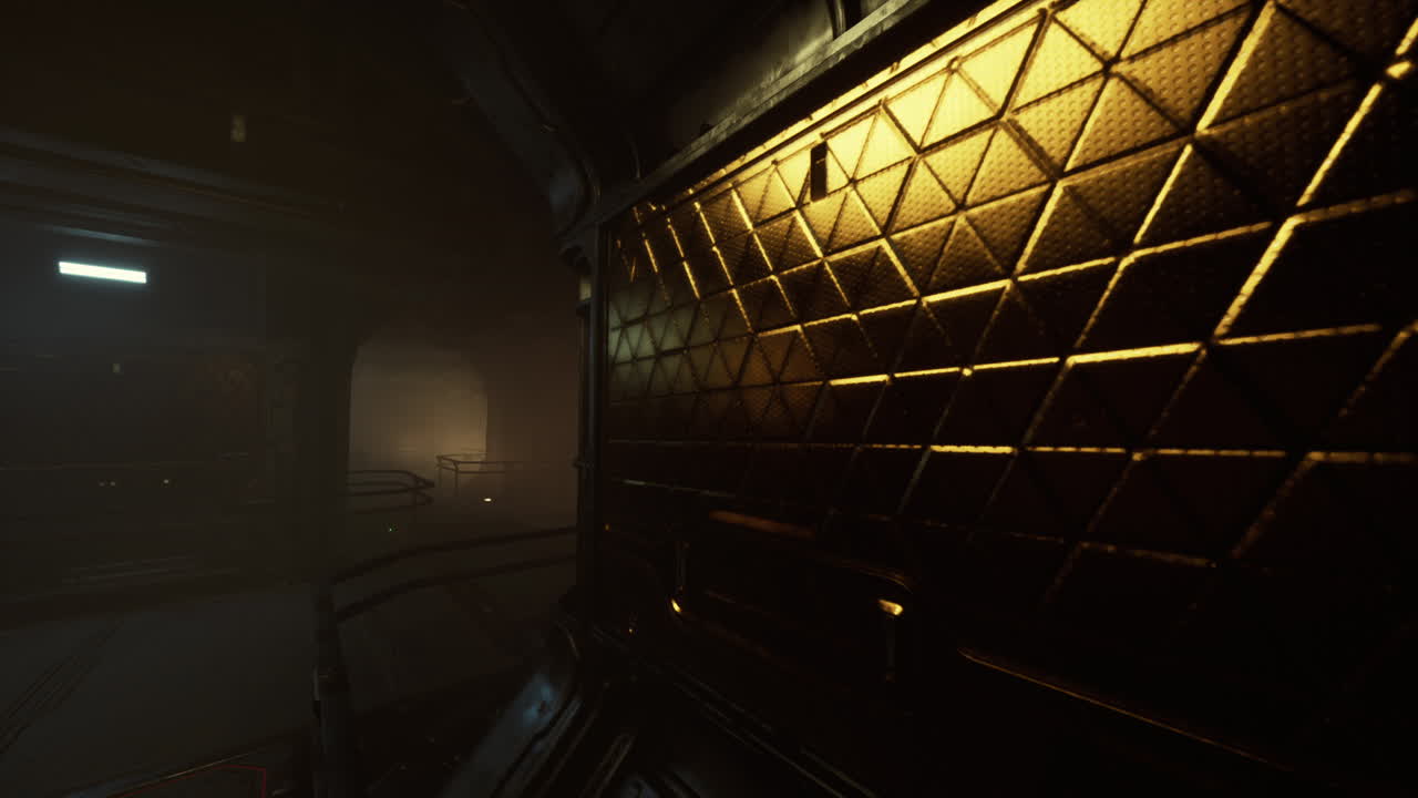 미래의 공상 과학 복도