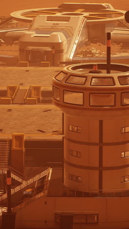 a martian colony in the future