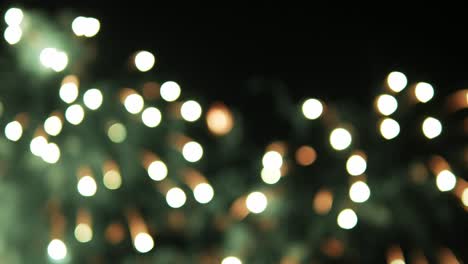 Blurry shot of a pyrotechnics display of a fireworks festival in a famous tourist destination in Southeast Asia