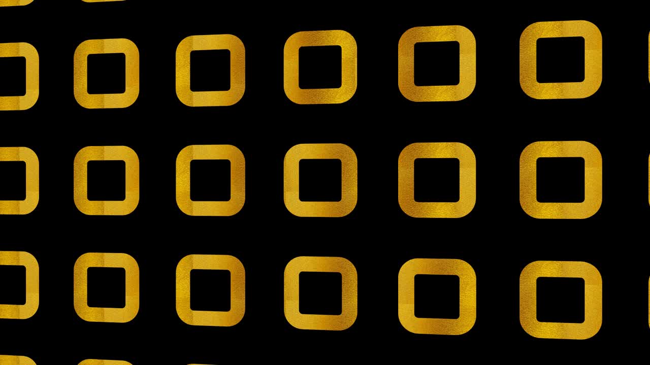 골드 아트 데코 모티브와 비디오 구성에 대한 텍스처를 가진 배경 비디오 영상
