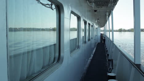 deck of the cruise ship