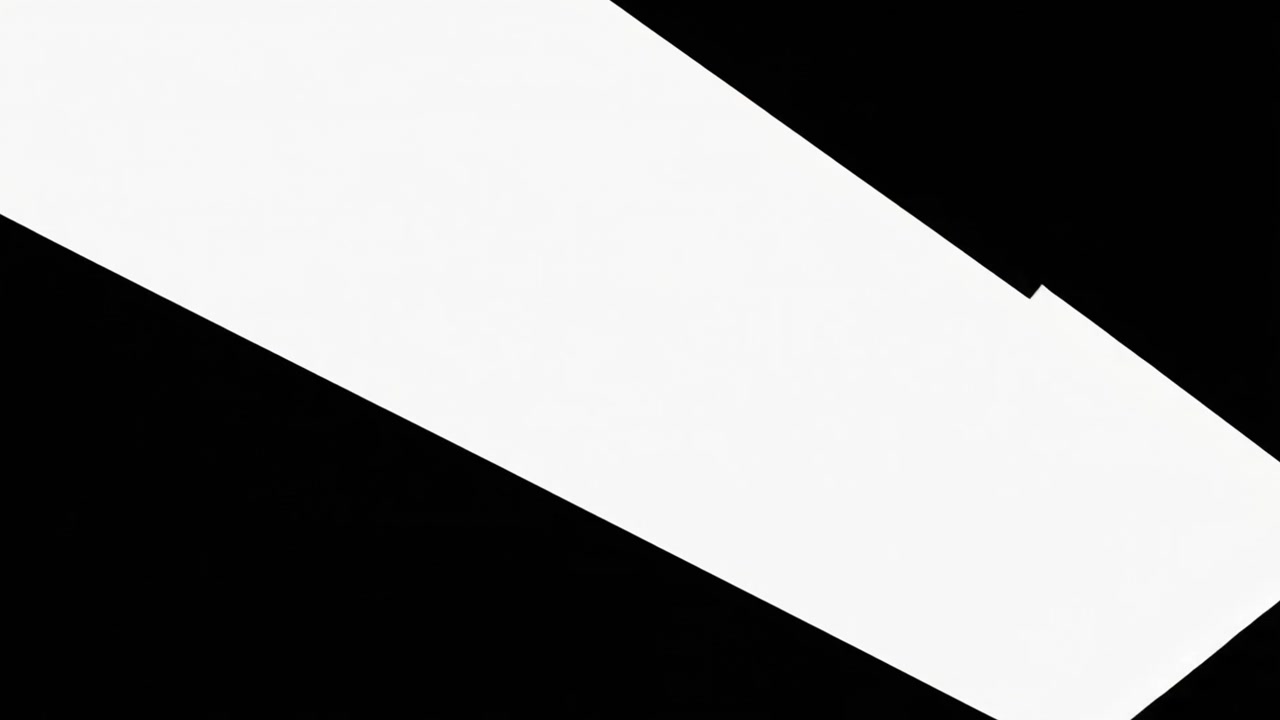 White Paper Sheet Folding and Disappearing into Black Background