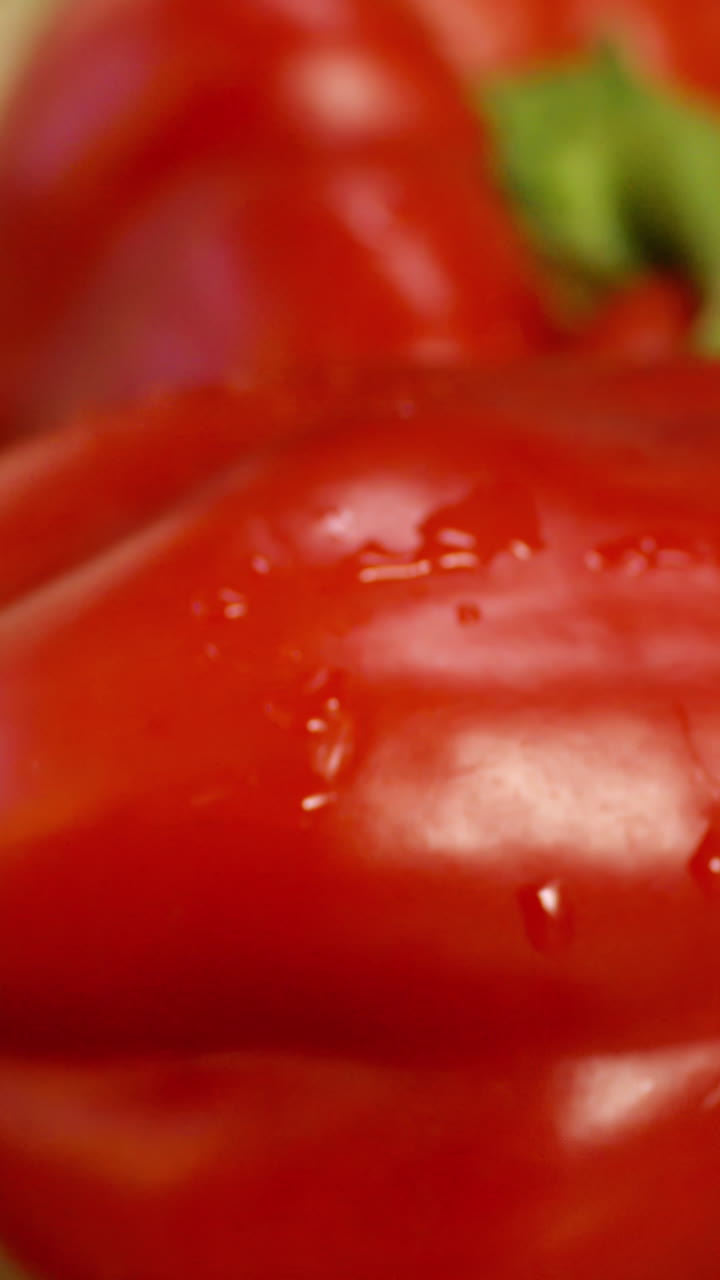 습한 은 고추의 클로즈업