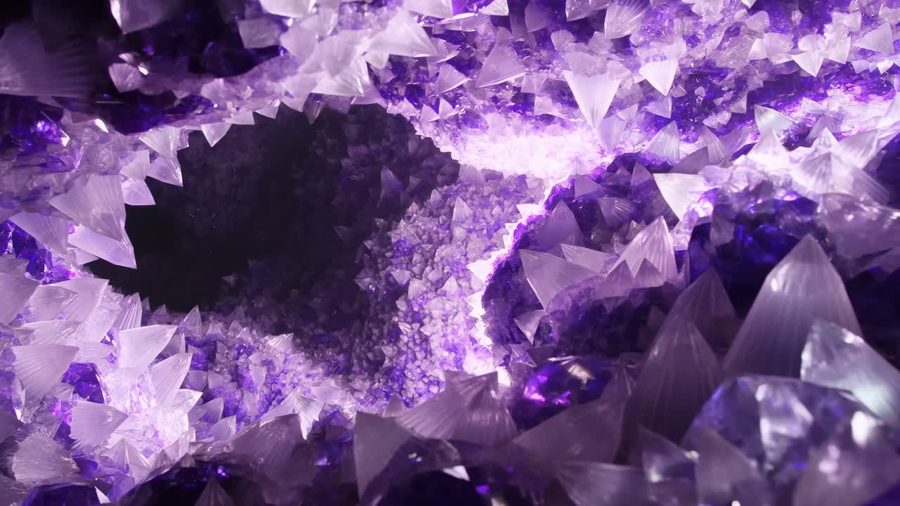 Geode de cristal de ametista