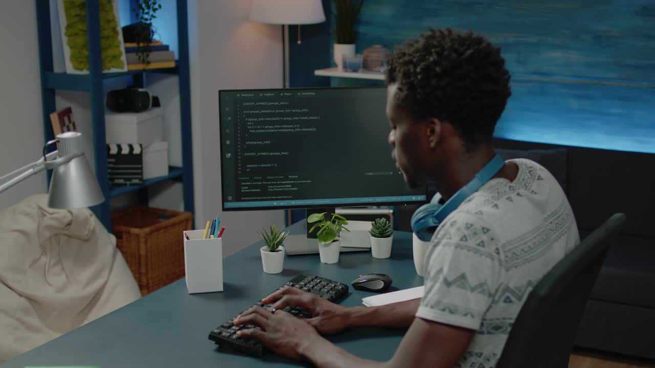 African american person programming codes for firewall server