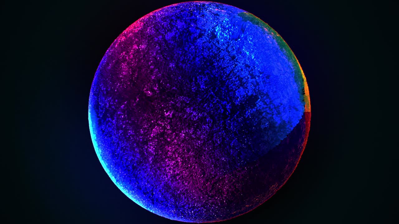 Colorful sphere with gradient
