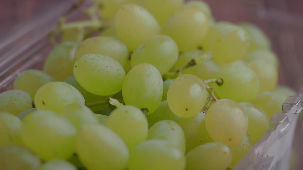 Close-up of Green Grapes