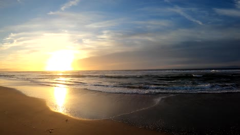 monterey bay, sunset beach walk