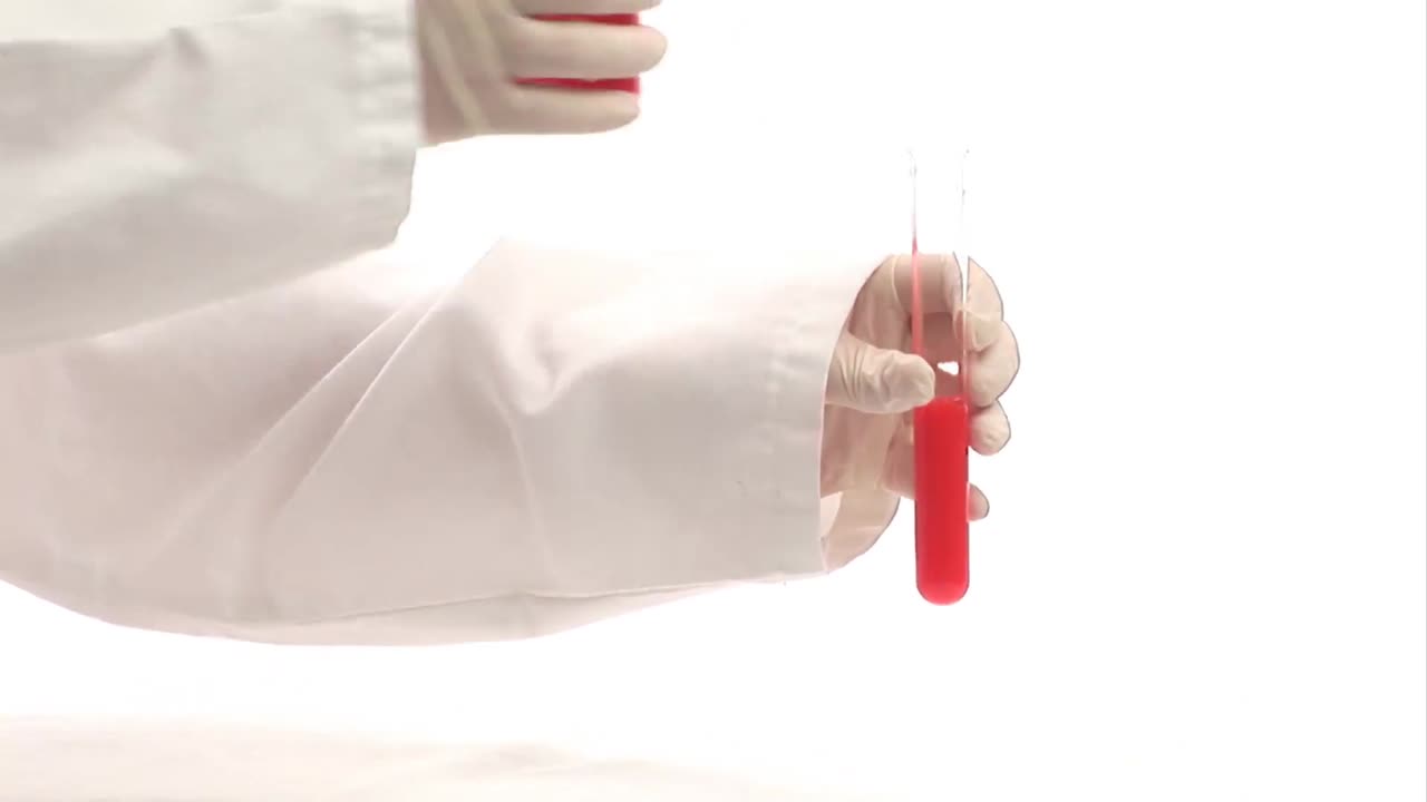 실험실에 있는 여자