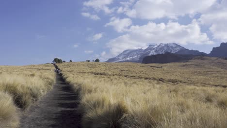 popocatepetl and iztaccihuatl. mexico vulcanoes. panoramic view