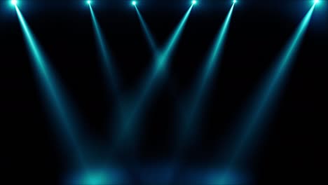 blue spot light stage loop animation