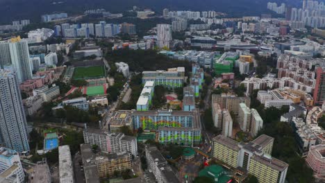 Drone-shot-of-a-urbanize-rural-area-during-the-day-representing-the-lower-class-of-a-city