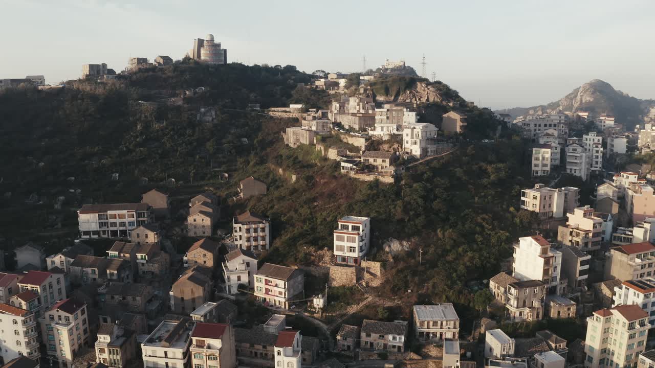 casas residenciales en la colina, en taizhou, zhejiang.