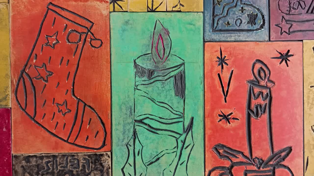 창의적인 배경 개념 - 축제 크리스마스 및 연휴 시즌