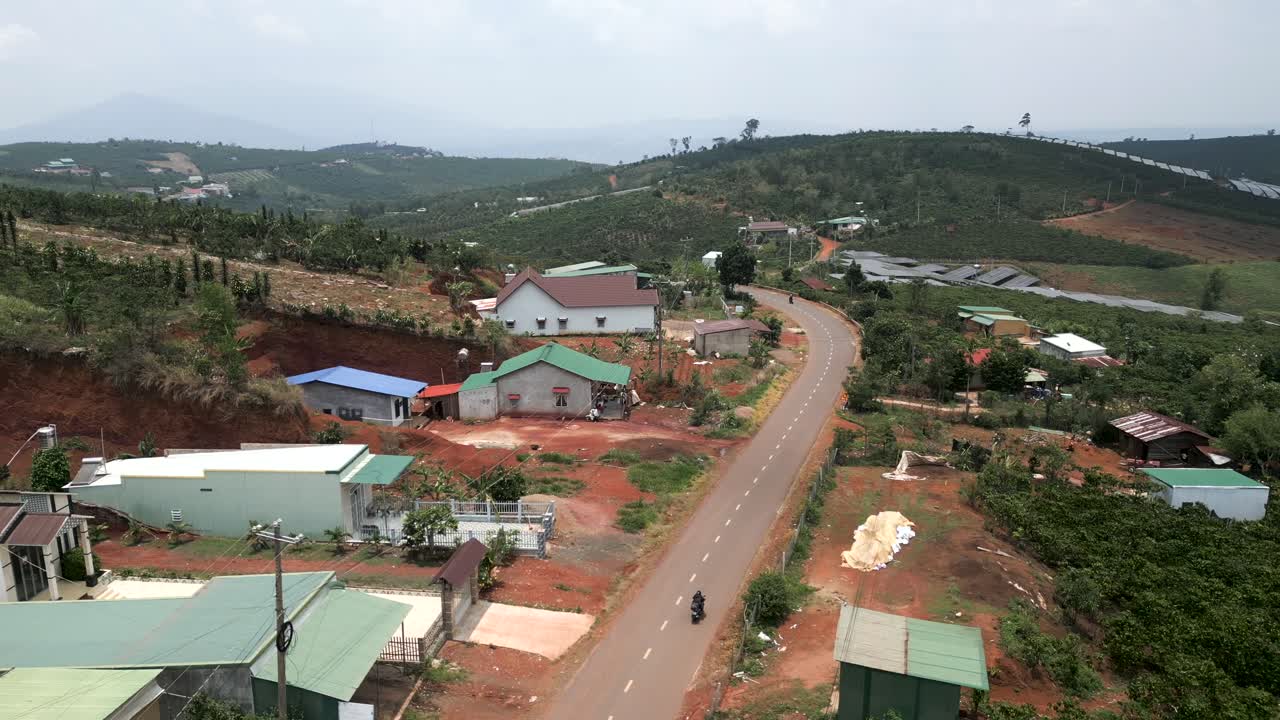 Rural Village Landscape in the Mountains