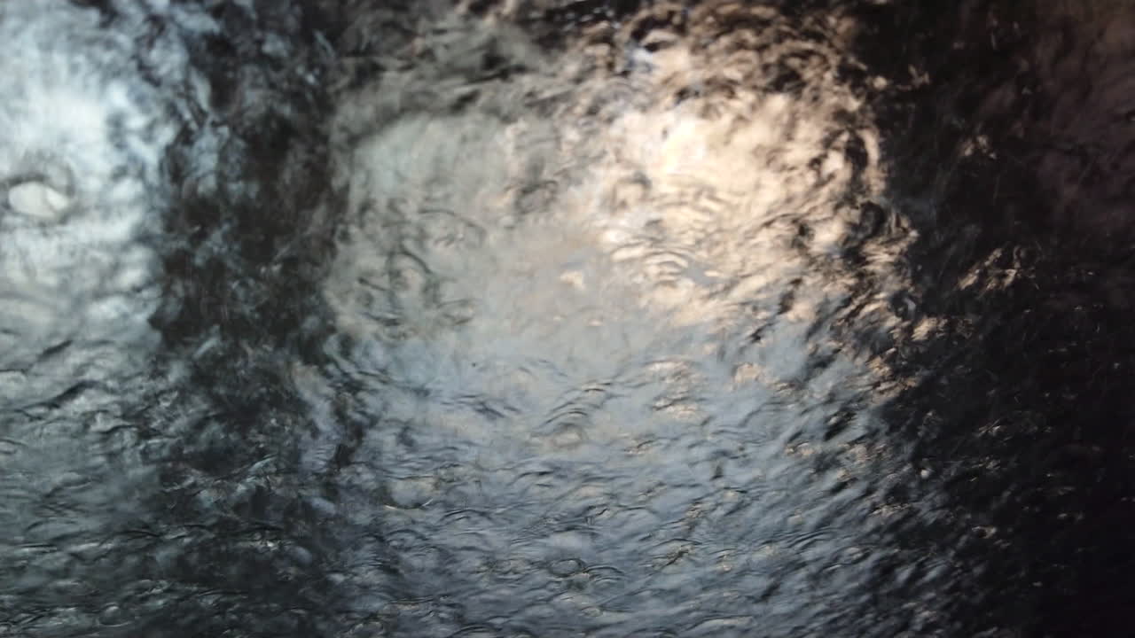 세차, 차 안에서 보기.4k 비디오