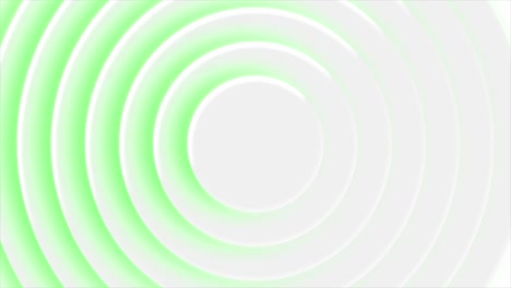 abstract white and green circle background