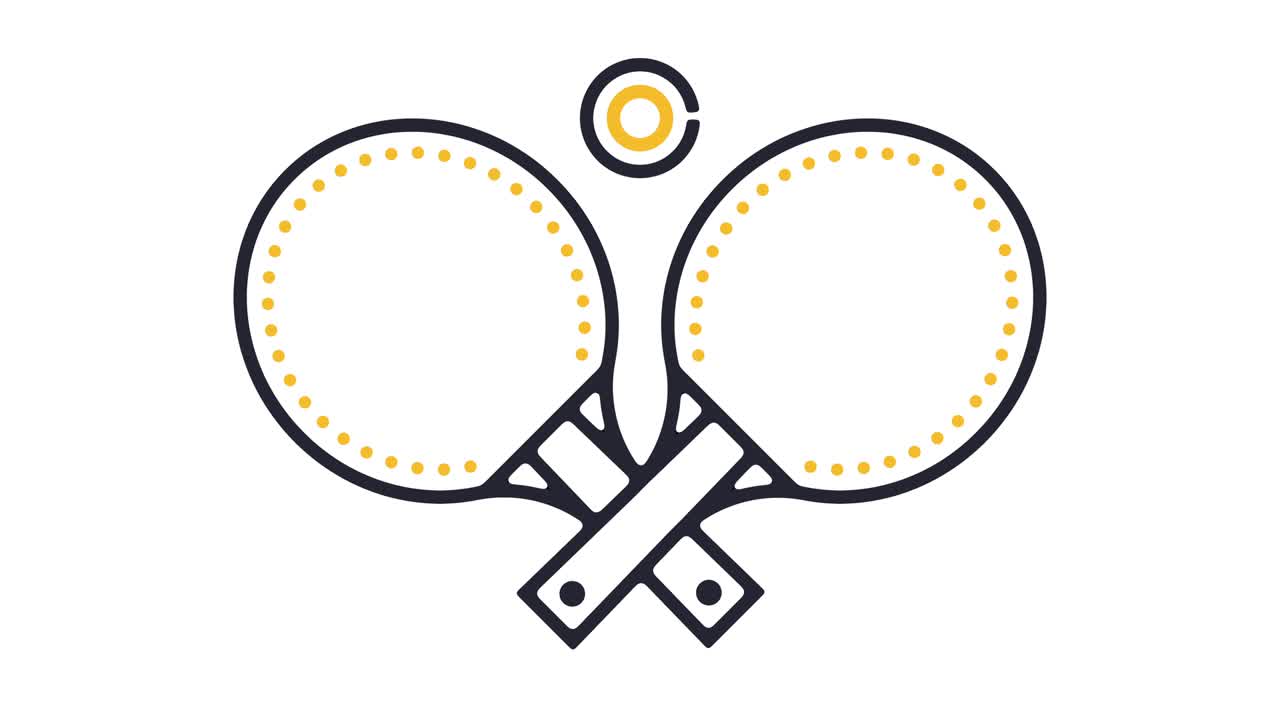 Table Tennis Icon Animation