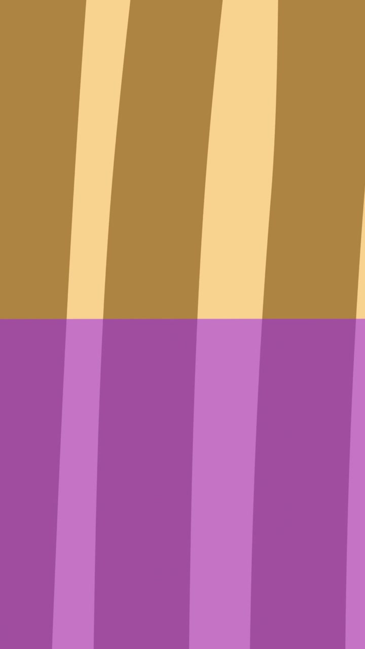 Animation of green and purple trails and backgrounds moving