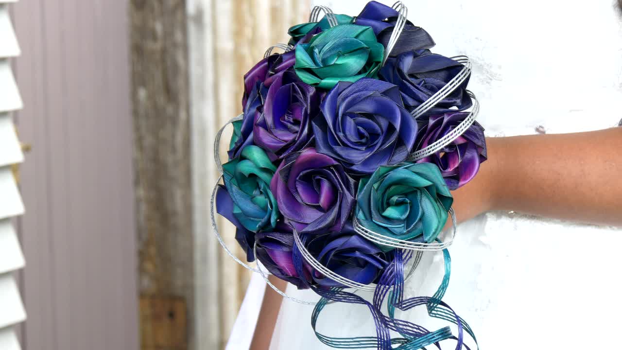 아름다운 결혼식 꽃이나 꽃다발의 샷