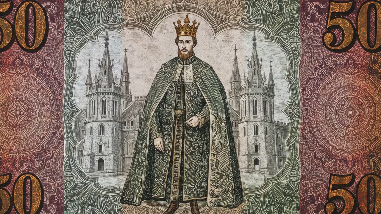 King and Castle Illustration