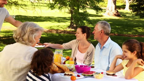 Familia-Feliz-Haciendo-Una-Barbacoa-Juntos-En-El-Parque