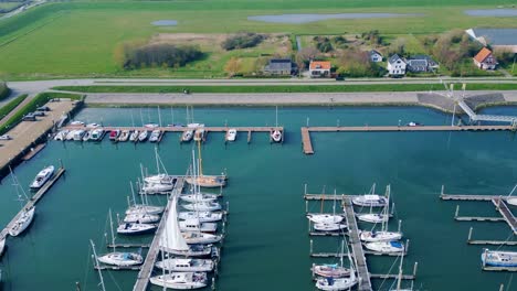 netherlands harbour - flying backwards