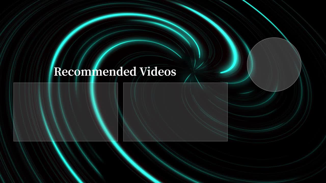 보르텍스 네온 엔드 카드 엔딩 스크린 모션