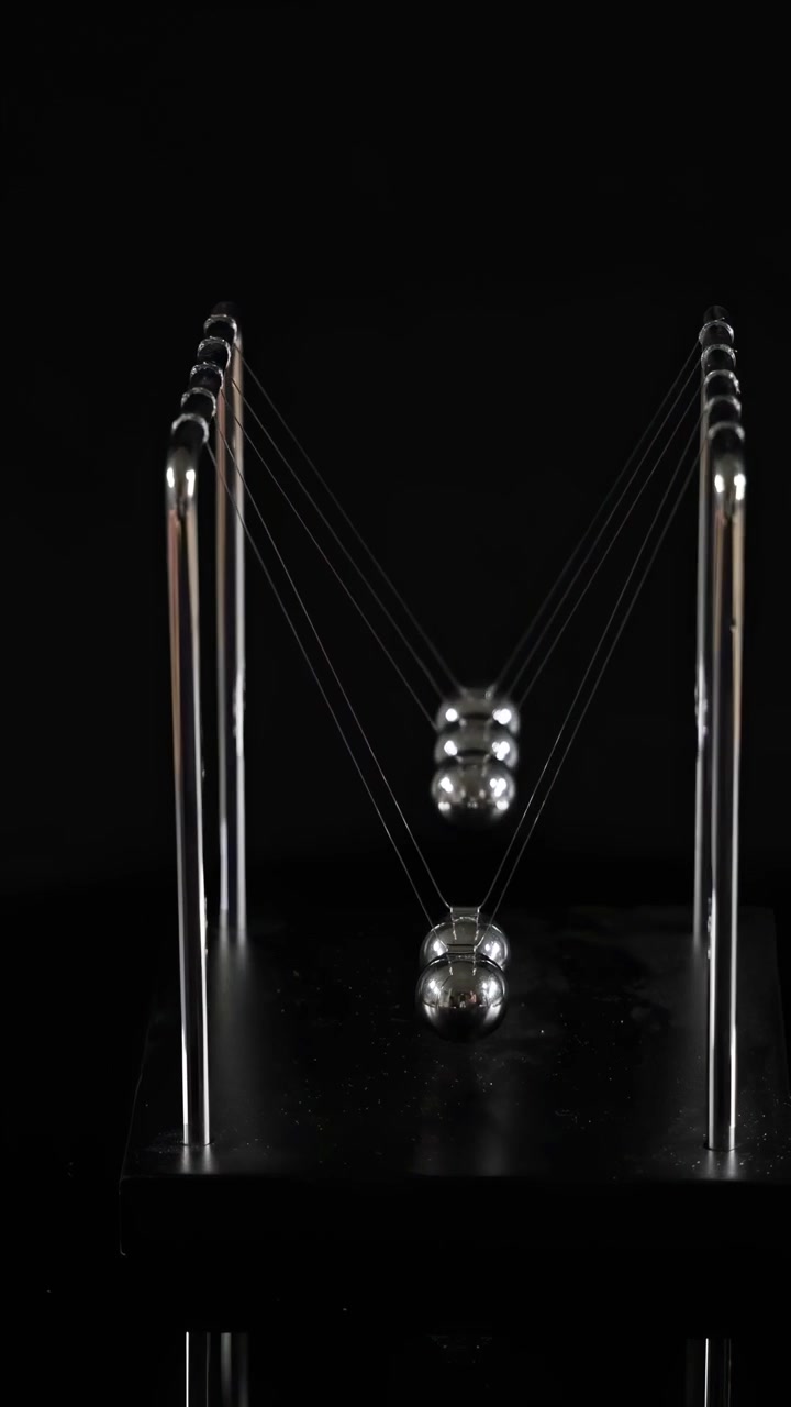 Demonstrates momentum and energy transfer