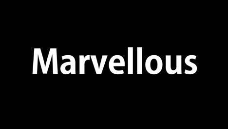 maravilloso texto animación mensaje gráficos de movimiento