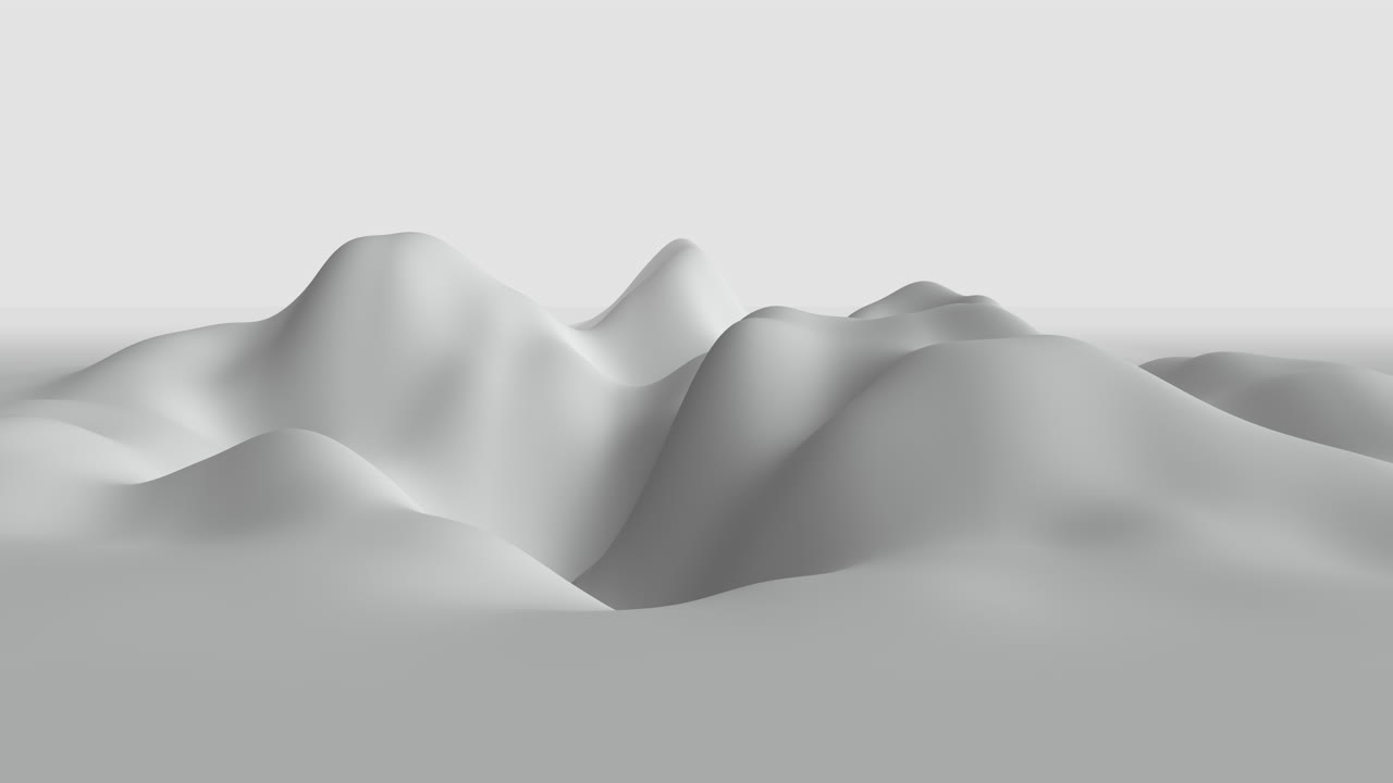 Liquid and elegance white waves on shiny gradient