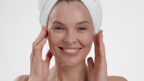 mature woman with fresh skin