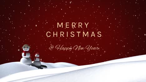 Animation-of-snow-falling-over-merry-christmas-text